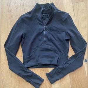 Lululemon long sleeve 1/4 Zip Crop Top